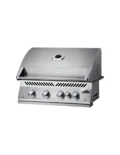 Barbecue à  Gaz Napoleon Big 32 Encastrable Avec Rôtissoire