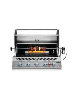 Barbecue Gaz Encastrable Napoleon Big 38 Avec Rôtissoire -camping boutique barbecue a gaz napoleon big 38 encastrable avec rotissoire incluse 2
