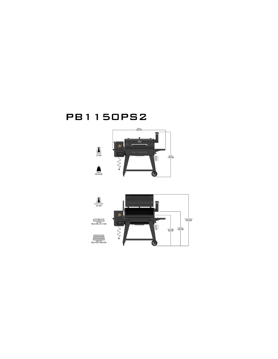 BBQ A PELLETS PRO SERIE 1150 PIT BOSS 6 BBQ A PELLETS PRO SERIE 1150 PIT BOSS – Image 4