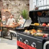 BBQ GAS2COAL 2.0 330 GAZ ET CHARBON CHARBROIL -camping boutique bbq gastocoal 20 330 mixte gaz charbon charbroil