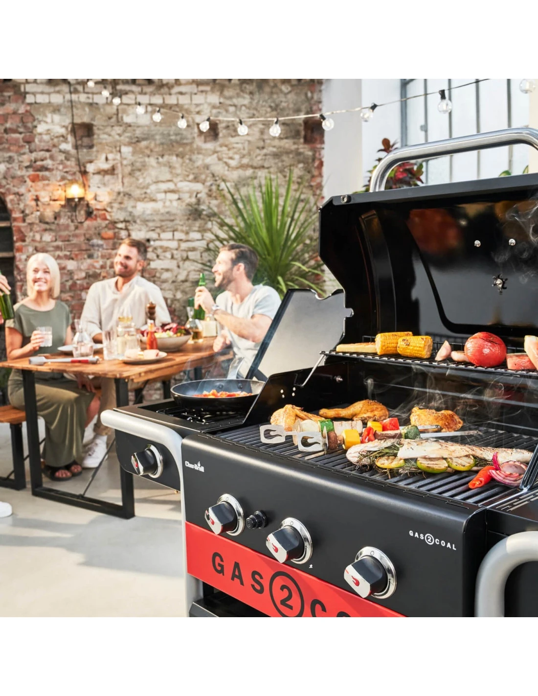 BBQ GAS2COAL 2.0 330 GAZ ET CHARBON CHARBROIL 3 BBQ GAS2COAL 2.0 330 GAZ ET CHARBON CHARBROIL