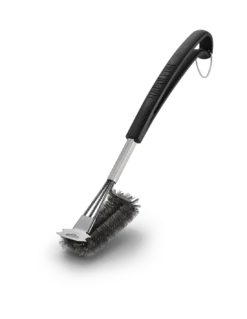 Triple Brosse Inox Avec Racloir - 58 Cm - Napoleon