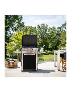 CHARIOT ENOSIGN 65 INOX PORTE NOIRE SEUL -camping boutique chariot enosign 65 inox porte noir 2