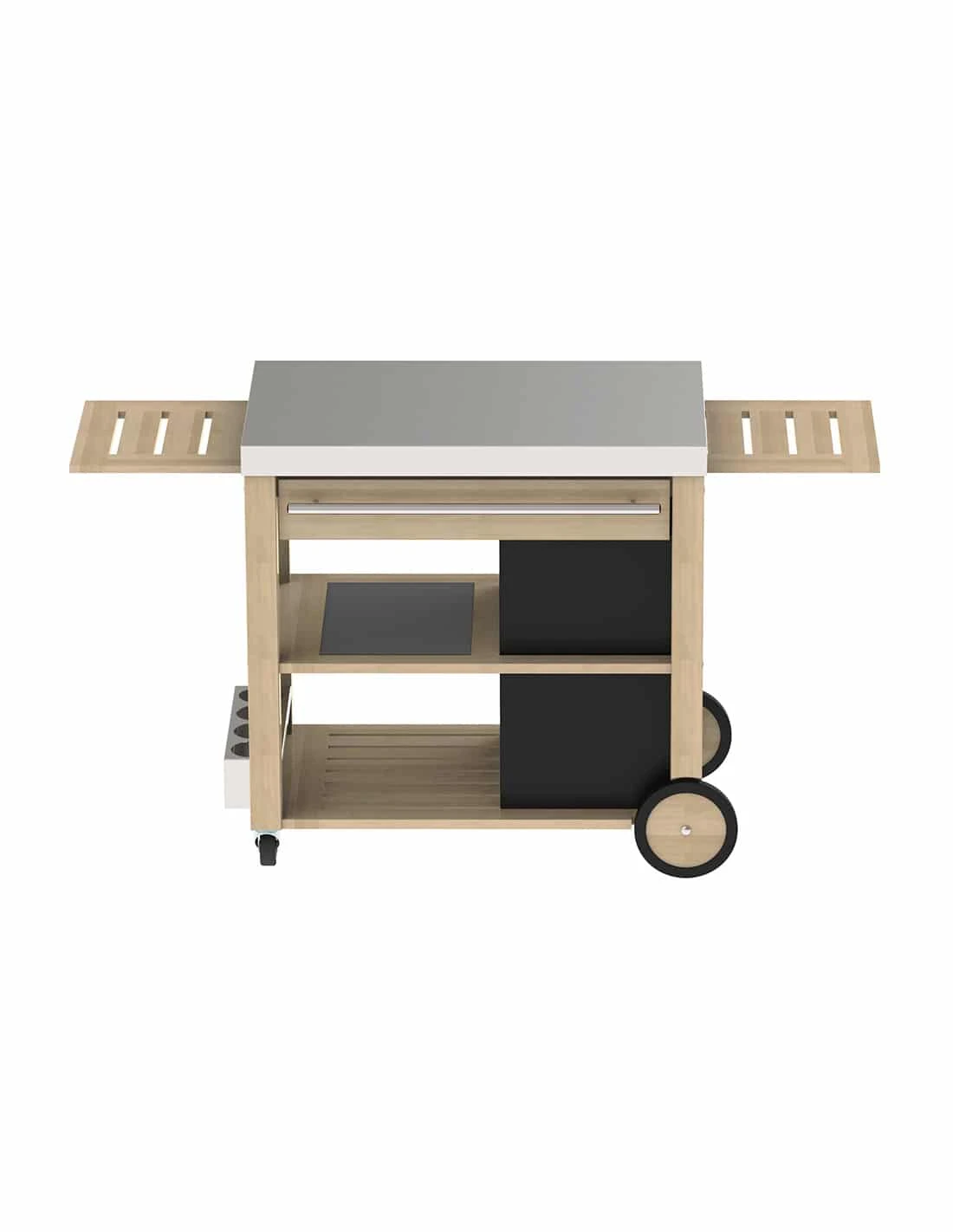 ENO Chariot MOBILOT En Bois Et Inox 4 ENO Chariot MOBILOT En Bois Et Inox – Image 2