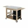 ENO Chariot MOBILOT En Bois Et Inox -camping boutique chariot mobilot en bois et inox
