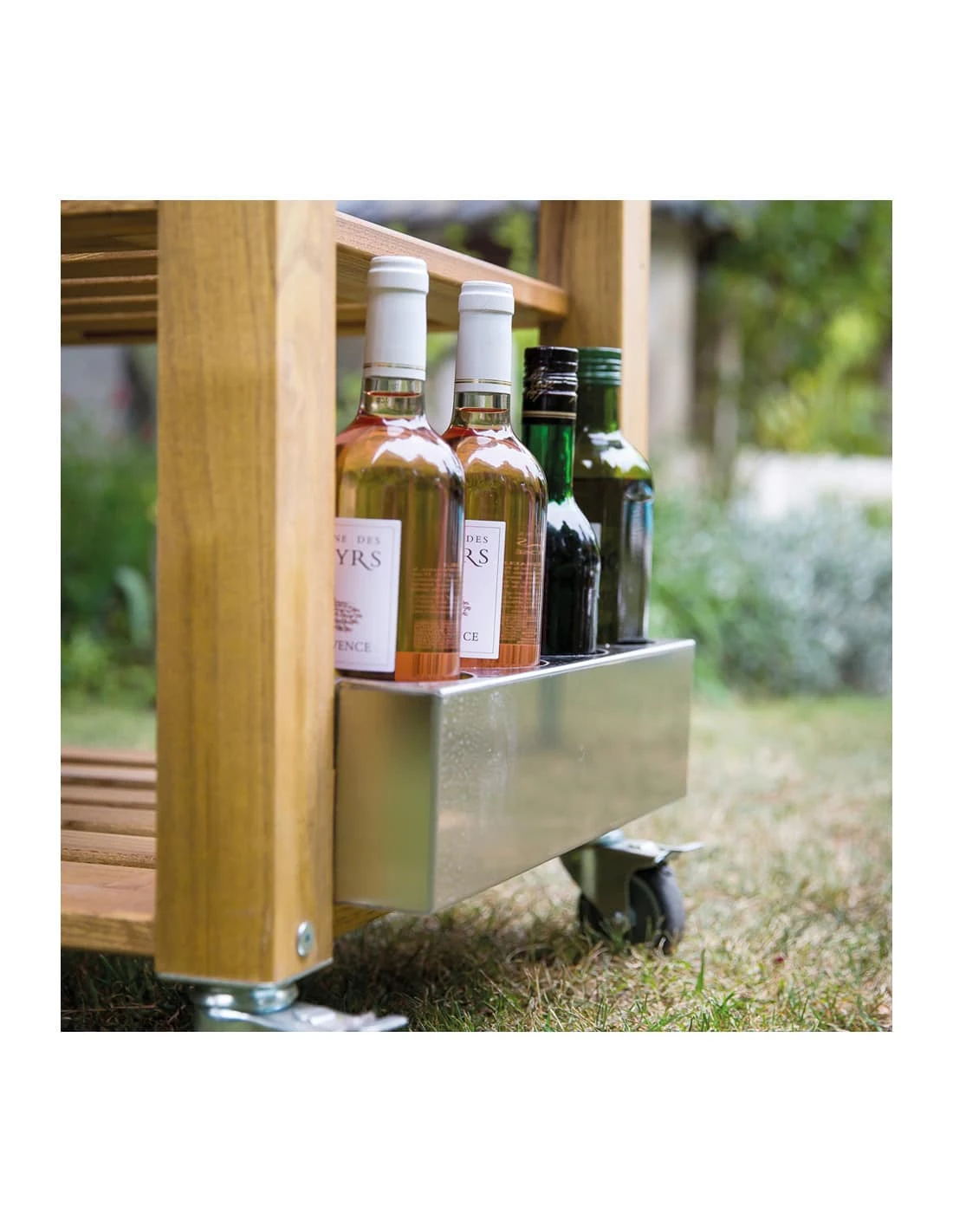 ENO Chariot MOBILOT En Bois Et Inox 7 ENO Chariot MOBILOT En Bois Et Inox – Image 5