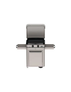 COMBO PLANCHA ENOSIGN GAZ 65 TOUT INOX CHARIOT & CAPOT -camping boutique combo enosign gaz 65 tout inox plancha chariot capot 2