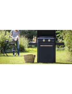 COMBO PLANCHA ENOSIGN GAZ 65 BLEU NAVY CHARIOT & CAPOT -camping boutique combo plancha enosign gaz 65 bleu navy capot 5