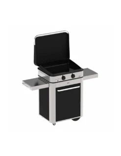 COMBO PLANCHA ENOSIGN GAZ 65 NOIR + INOX CHARIOT & CAPOT 13 COMBO PLANCHA ENOSIGN GAZ 65 NOIR + INOX CHARIOT & CAPOT -camping boutique combo plancha enosign gaz 65 noir inox 3
