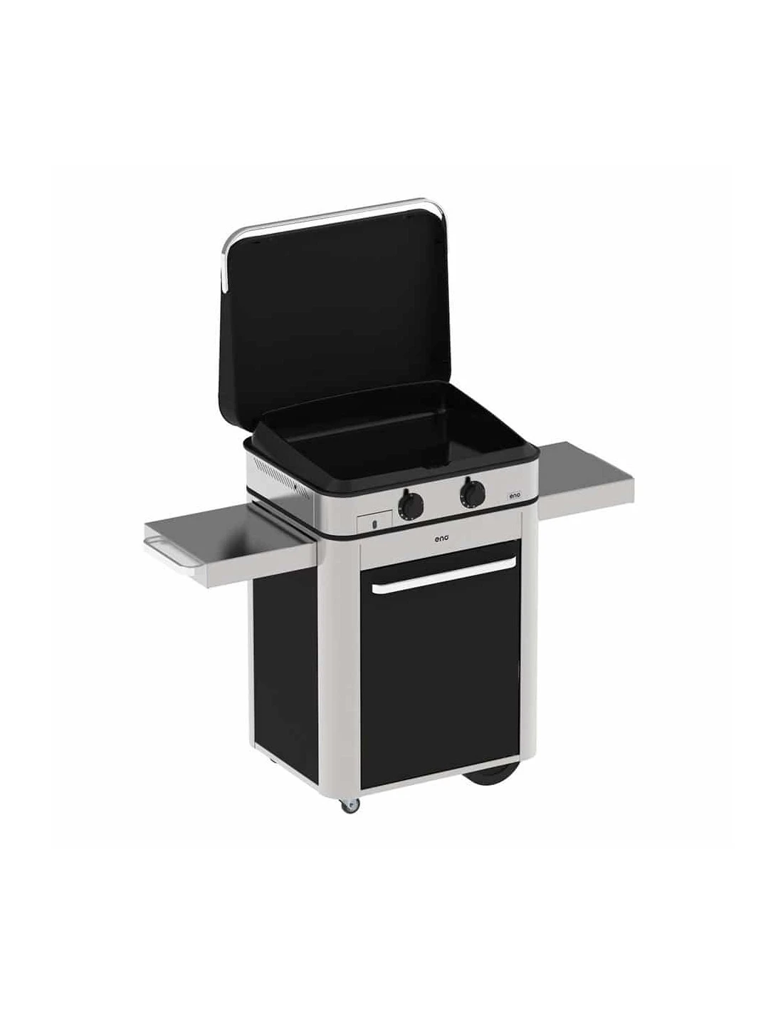 COMBO PLANCHA ENOSIGN GAZ 65 NOIR + INOX CHARIOT & CAPOT 6 COMBO PLANCHA ENOSIGN GAZ 65 NOIR + INOX CHARIOT & CAPOT – Image 4