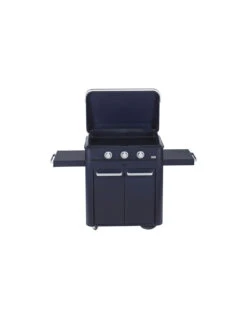 COMBO PLANCHA ENOSIGN GAZ 80 BLEU NAVY CHARIOT & CAPOT -camping boutique combo plancha enosign gaz 80 bleu navy capot 3