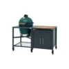 CUISINE BIG GREEN EGG 2 MODULES AVEC KAMADO MEDIUM ET PLACARD -camping boutique cuisine big green egg 2 modules avec kamado medium et placard