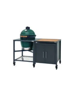 CUISINE BIG GREEN EGG 2 MODULES AVEC KAMADO MEDIUM ET PLACARD