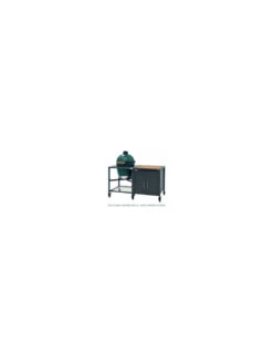 CUISINE COMPLETE AVEC BIG GREEN EGG XL + TABLE MODULAIRE + MEUBLE PLACARD - 155 X 76 CM