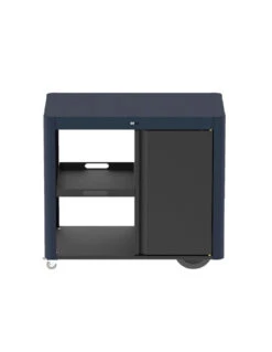ENO DESSERTE ACHILLE BLEU NAVY VERSION AVEC PORTE 4 ROULETTES -camping boutique desserte achille bleu navy version avec porte 4 roulettes 1