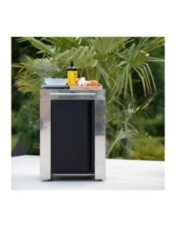 ENO Desserte FELIX Inox Et Noir -camping boutique desserte felix en inox 2