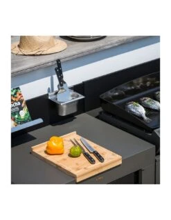 KIT ACCESSOIRES A FIXER SUR CREDENCE D'UNE CUISINE ENO 8 KIT ACCESSOIRES A FIXER SUR CREDENCE D'UNE CUISINE ENO -camping boutique kit accessoires inox module cuisine d exterieur eno 2