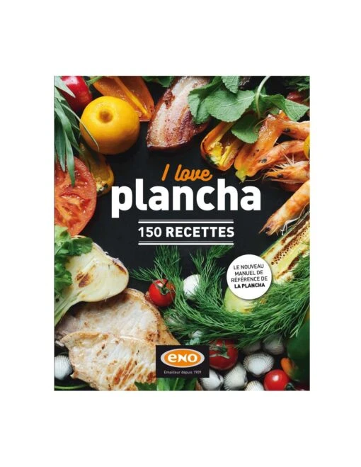 Livre De 150 Recettes "I Love Plancha" ENO -camping boutique livre de 150 recettes i love plancha eno