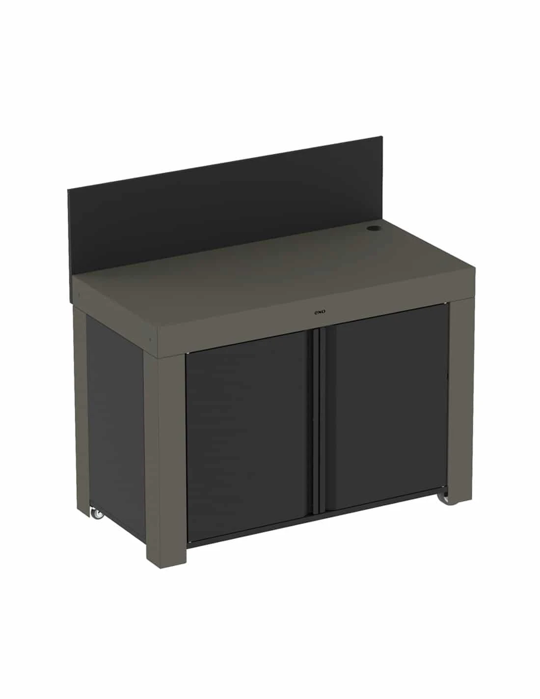 ENO Desserte FELIX En Acier Gris Et Noir 4 ENO Desserte FELIX En Acier Gris Et Noir – Image 2