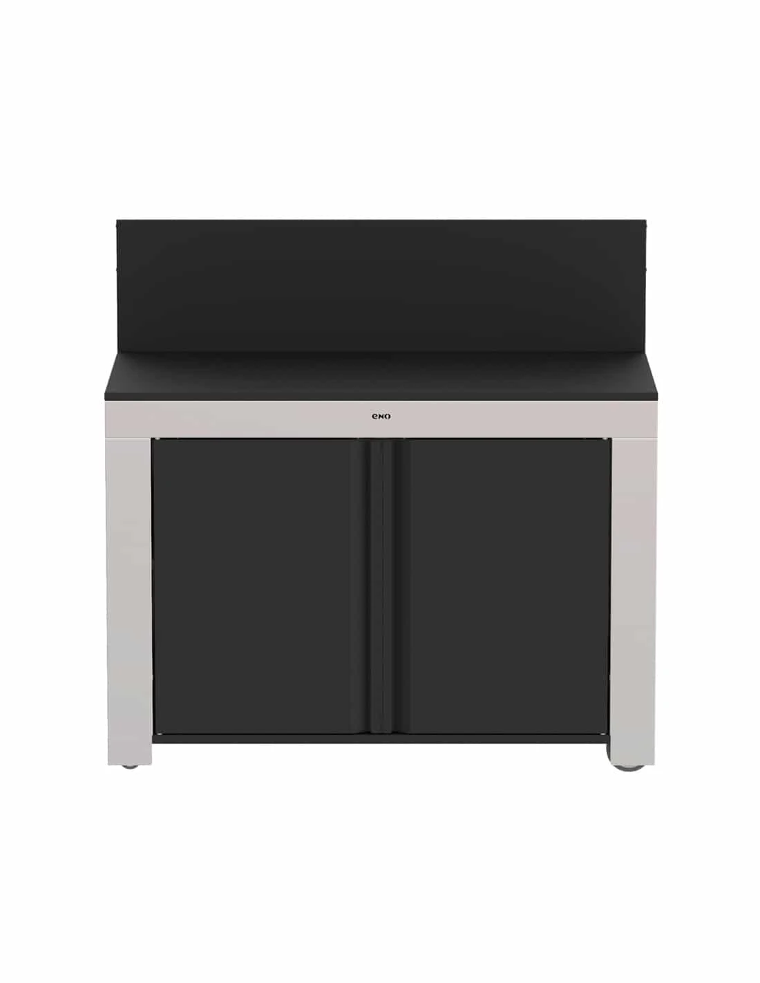 ENO Meuble FELIX Inox Et Noir 4 ENO Meuble FELIX Inox Et Noir – Image 2