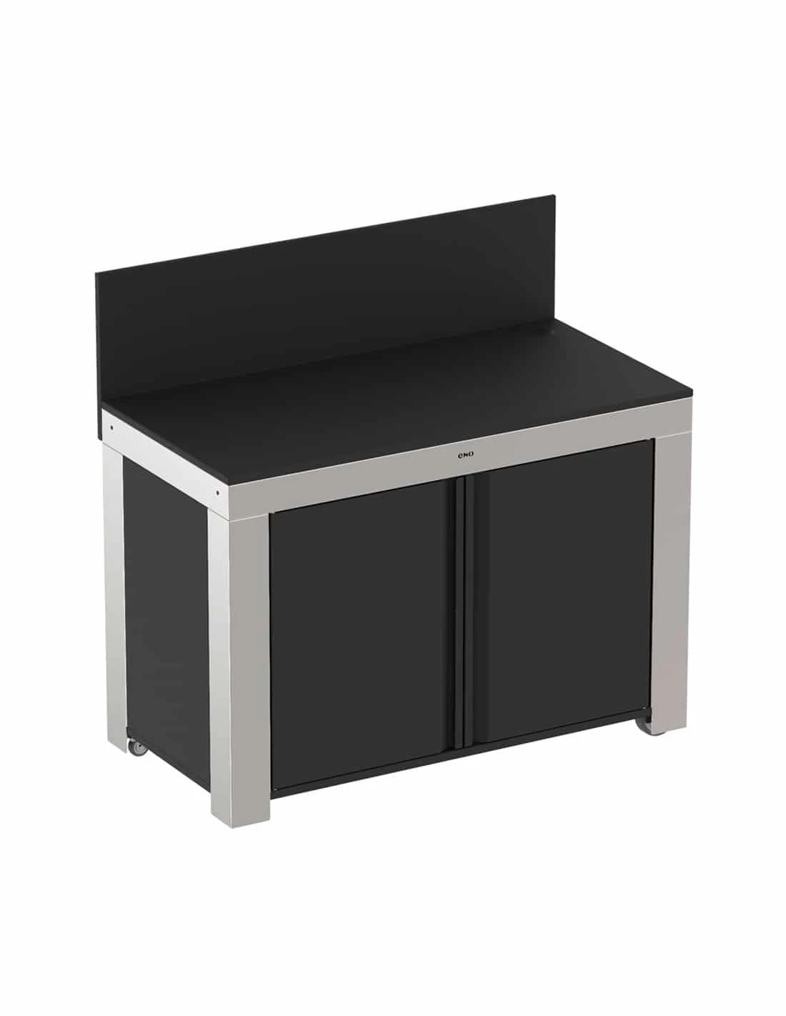 ENO Meuble FELIX Inox Et Noir 3 ENO Meuble FELIX Inox Et Noir