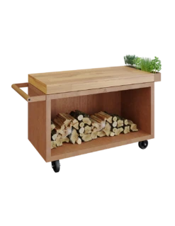 MISE EN PLACE TABLE 135 PRO BOIS DE TECK