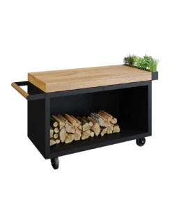 MISE EN PLACE TABLE BLACK 135 PRO BOIS DE TECK