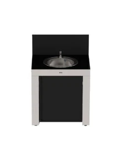 MODULE EVIER POUR CUISINE ENO INOX ET NOIR