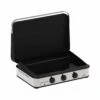 PLANCHA ENOSIGN GAZ 80 INOX -camping boutique plancha a gaz enosign 80 inox avec capot noir