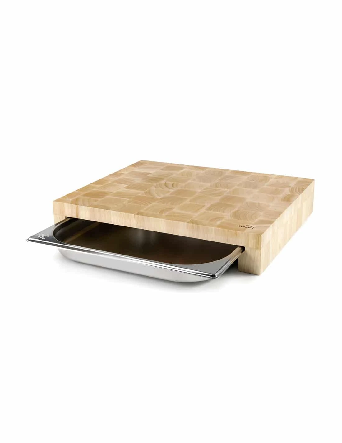 Planche à Découper ENO En Bois Avec Tiroir Bac Inox Billot 3 Planche à Découper ENO En Bois Avec Tiroir Bac Inox Billot
