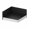 PLATEAU D'ANGLE POUR CUISINE ENO INOX ET NOIR 2 PLATEAU D'ANGLE POUR CUISINE ENO INOX ET NOIR -camping boutique plateau d angle inox module cuisine d exterieur eno