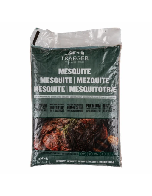 SAC DE PELLETS TRAEGER MESQUITE 9KG -camping boutique sac de pellets traeger mesquite 9kg