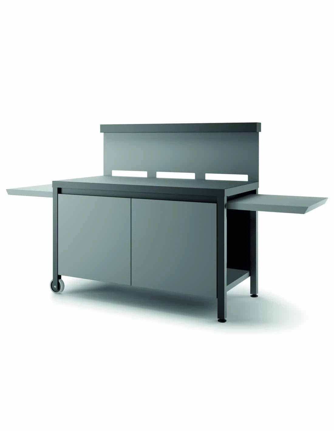 Table Roulante Avec Crédence Fermée Forge Adour 3 Table Roulante Avec Crédence Fermée Forge Adour
